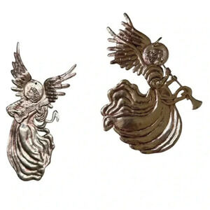 Vintage Copper Colored Angel Ornamentents
